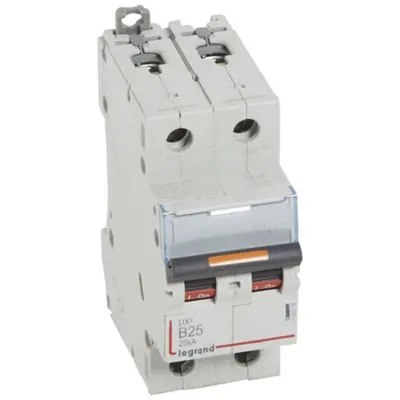 Disjunctor DX³-2P-230/400V~-25A-25kA-curba B - 2M