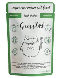 GUSSTO Cat Fresh Chicken CARNE PROASPĂTĂ DE PUI 85 g