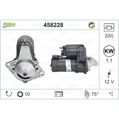 Starter VALEO 458228