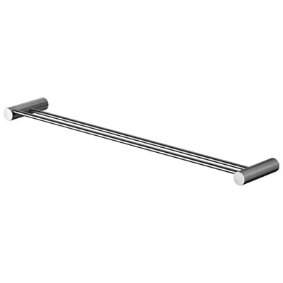 Suport portprosop dublu 60 cm, gri metalic, Cersanit Zen