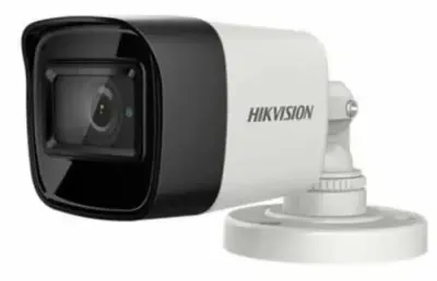 Camera supraveghere video Hikvision DS-2CE16H0T-ITFS28, Turbo HD Bullet, 5MP, 2560 × 1944, 2.8mm (Alb/Negru)