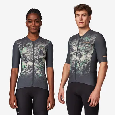 Tricou ciclism șosea distanțe lungi EDR ULTRA Gri Unisex