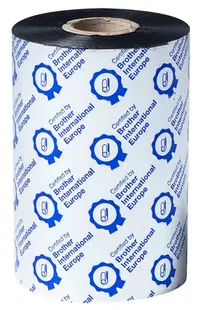 Bandă de ceară Brother - BWS-1D450-110, 110mm, negru