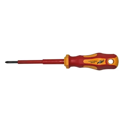 Surubelnita cruce nsurubelnita cruce galben-rosu VDE 1000V - No 0 - L:75mm