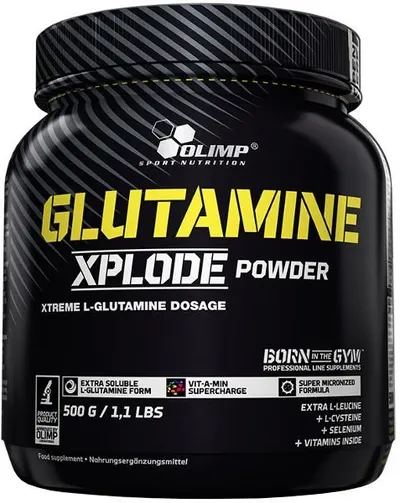 Glutamine Xplode, 5500 mg, ananas, 500 g, Olimp