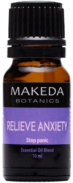 Makeda Botanics Compoziția uleiului esențial Relieve Anxiety, 10 ml