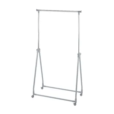 Suport de haine mobil telescopic din metal gri Foldable – Wenko