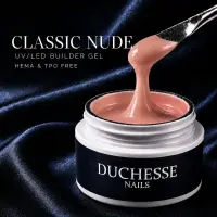 Gel UV/LED Constructie Unghii, Autonivelant, HEMA&TPO FREE, Nuanta Classic Nude, 30g - Default Title