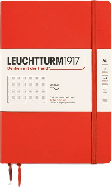 Caiet Leuchtturm1917 New Colours - A5, pagini punctate, Lobster