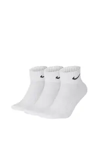 Sosete unisex 3PPK Value Cotton Quarter - Negru/Alb optic