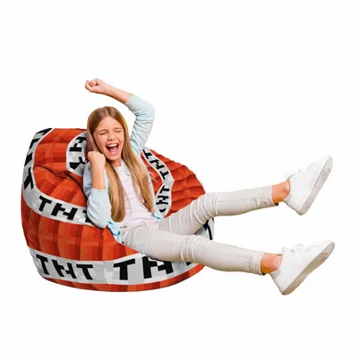 Fotoliu Puf Bean Bag tip Para L Minecraft TNT