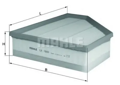 Filtru aer MAHLE ORIGINAL LX 1640