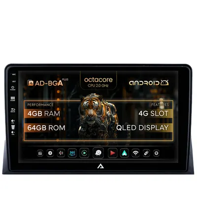 Navigatie VW Multivan T5 (2003-2015), Android, A-Octacore 4GB RAM + 64GB ROM, 9 Inch - AD-BGA9004+AD-BGRKIT025T5