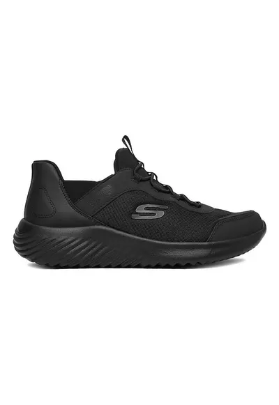Pantofi sport dama - textil - negru - confortabil - design sportiv