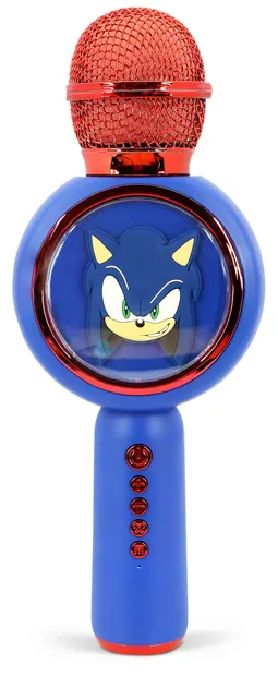 Microfon OTL Technologies - Sonic The Hedgehog, albastru/roșu