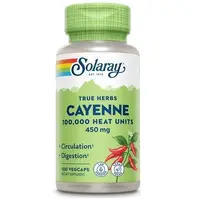 Cayenne Ardei Iute 450mg, 100 capsule – Secom
