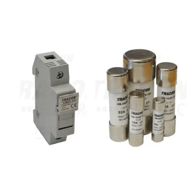 Pachet Protectie Electrica: Soclu Siguranta HBA-1P-32 + Siguranta Cilindrica 2A gG 10x38mm