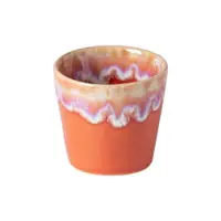 Ceașcă portocalie pentru espresso din gresie ceramică 100 ml Grespresso – Costa Nova