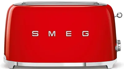 Toaster Smeg - TSF02RDEU, 1500W, 6 viteze, roșu