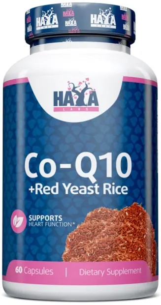 Co-Q10 + Red Yeast Rice, 60 capsule, Haya Labs