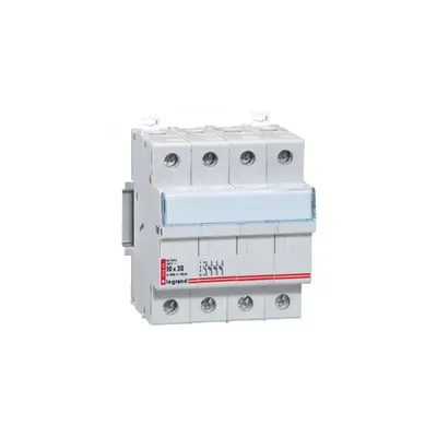 Suport fuzibile - pentru industrial siguranta cilindrica fuzibila 10 x 38 mm - 500 V~ - 3P+N