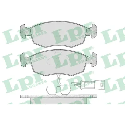 Set placute frana, frana disc LPR 05P269