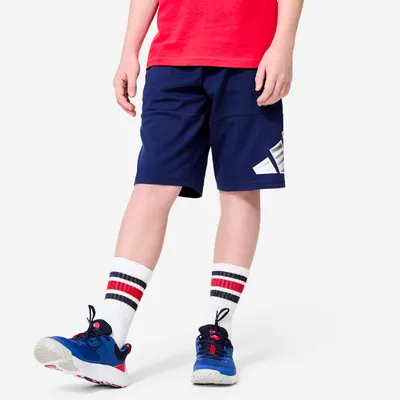 Șort pentru sport din bumbac ADIDAS Albastru Băieți