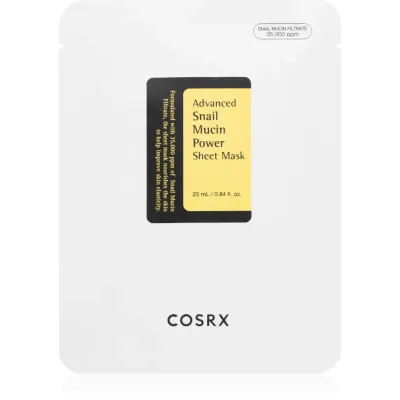 Cosrx Advanced Snail Power Essence mască textilă cu efect antirid cu efect de hidratare 25 ml