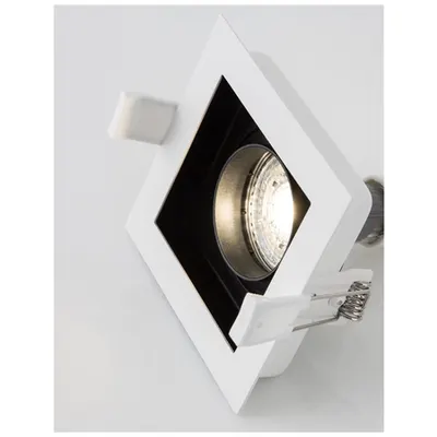 Spot CEDI Nisipiu Negru & Alb Aluminiu LED GU10 1x10 Wat IP20 220-240 Volt Fara bec