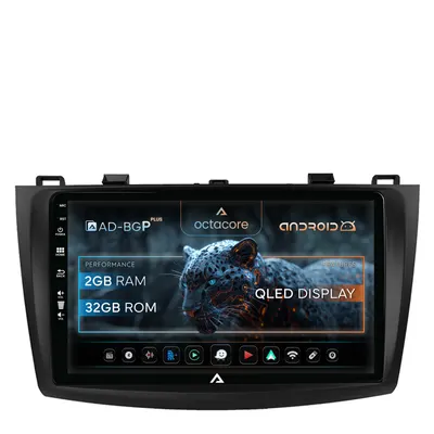 Navigatie Mazda 3 (2009-2013), Android, P-Octacore 2GB RAM + 32GB ROM, 9 Inch - AD-BGP9002+AD-BGRKIT320