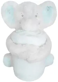 Set jucărie cu pătură KikkaBoo Elephant Time