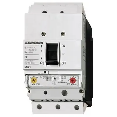 Intreruptor compact tip A 3p 40A 25kA + adaptor fisa
