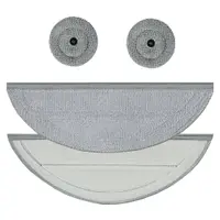 Set 4 lavete PAA-home compatibile cu Roborock Saros 10 si S9 MaxV Ultra, stergere eficienta