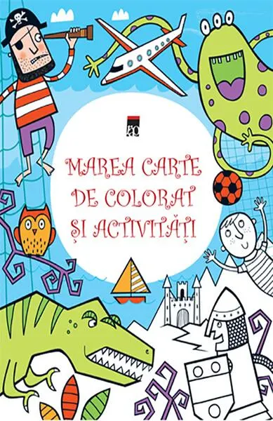 Marea carte de colorat şi activităţi - Paperback brosat - Usborne Publishing