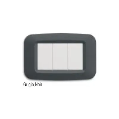 Placa ornament 6 module Negru Gri Ave Yes 45
