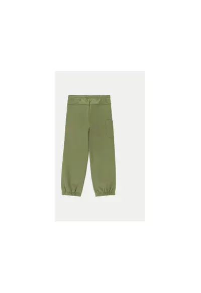 Pantaloni fete - 304481062 - Bumbac/Poliester - Verde - Verde