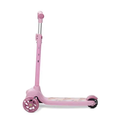 Trotineta pentru copii Lorelli Jetster Pink, roti din silicon cu Led, ghidon reglabil, greutate admisa 20 kg