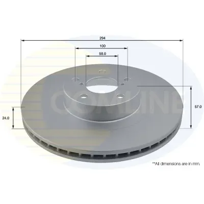 Disc frana COMLINE ADC0814V