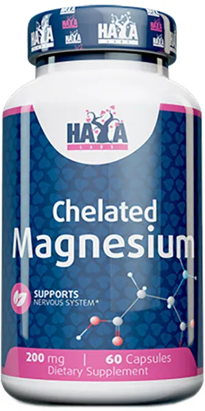 Chelated Magnesium, 200 mg, 60 capsule, Haya Labs