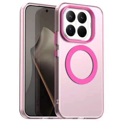 Husa MagSafe pentru Xiaomi 15T Pro, Techsuit, CandyCase, Roz