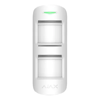 Detector de miscare wireless exterior PIR Ajax MotionProtect Outdoor WH, 15 m, 90 grade, pet immunity, antimasking, 868 MHz, RF 1700 m