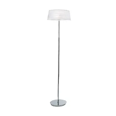 Lampa de podea Isa, 2 becuri, dulie E14, D:400 mm, H:1600 mm, Alb