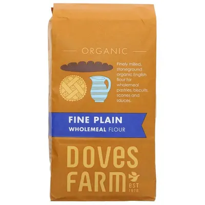 Făină integrală organică de grâu, 1 kg, Doves Farm