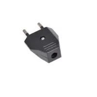 Stecher Plat cu CP Negru