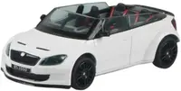 Model de colecție Abrex Modern: Mașini - Skoda Fabia II FL RS2000 Concept (2011) - White