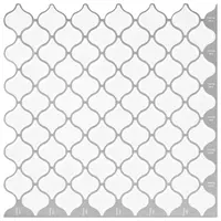 vidaXL Placă Lanturn 50 buc. Alb 27 x 27 cm Poliuretan și PET