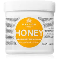 Kallos KJMN Professional Honey masca pentru hidratare intensa pentru păr uscat și deteriorat 275 ml