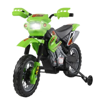 HOMCOM Motocicletă Electrică pentru Copii cu Role, 102×58×66 cm, Verde | Aosom Romania