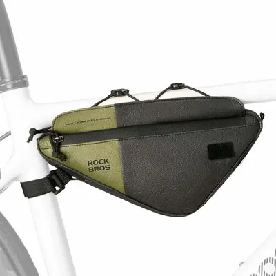 Geantă de cadru pentru bicicletă triunghiulară cu curea de umăr – 0,7 L