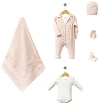 Set pentru nou-născut Nipperland - 6 piese, Candy